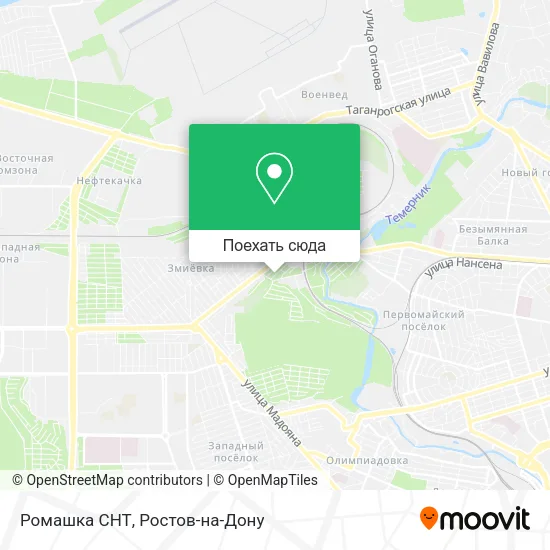 Карта Ромашка СНТ