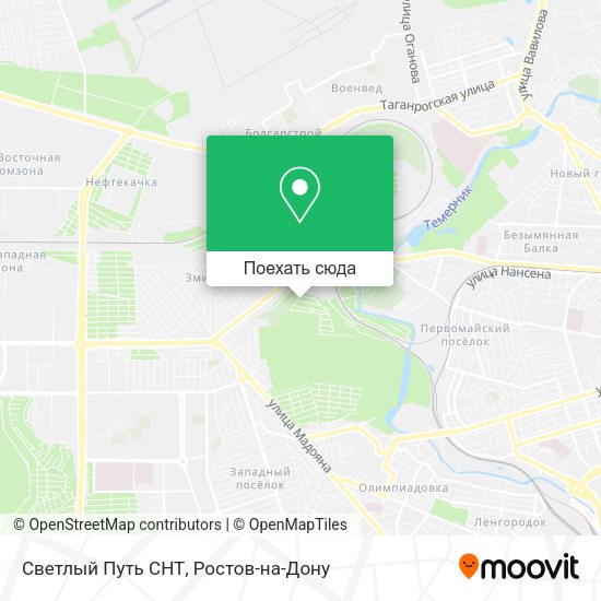 Карта Светлый Путь СНТ
