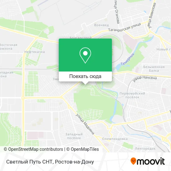 Карта Светлый Путь СНТ