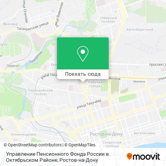 Карта Управление Пенсионного Фонда России в Октябрьском Районе
