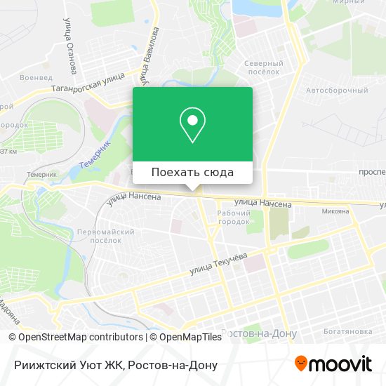 Карта Риижтский Уют ЖК