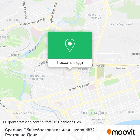 Карта Средняя Общеобразовательная школа №32