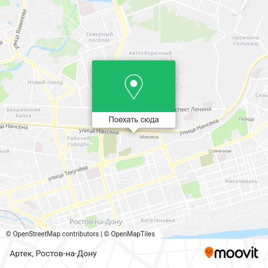 Карта Артек