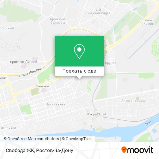 Карта Свобода ЖК