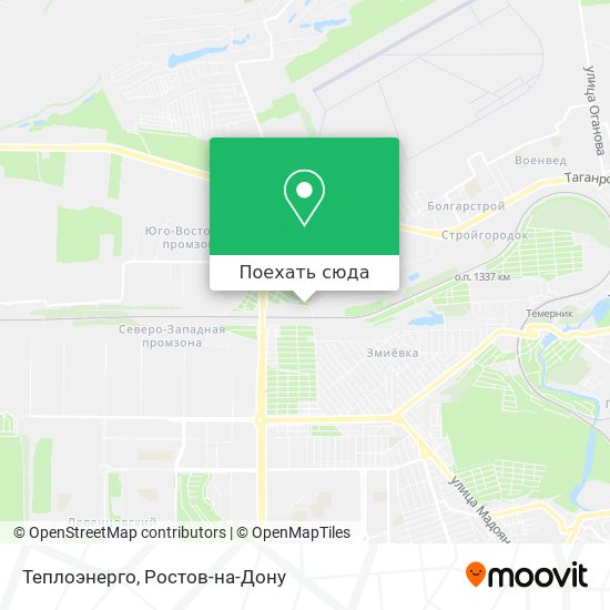 Карта Теплоэнерго