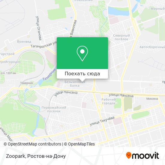 Карта Zoopark