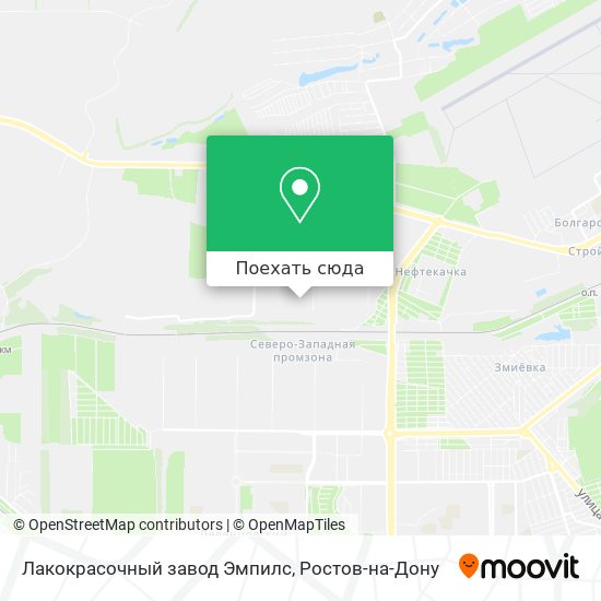 Карта Лакокрасочный завод Эмпилс