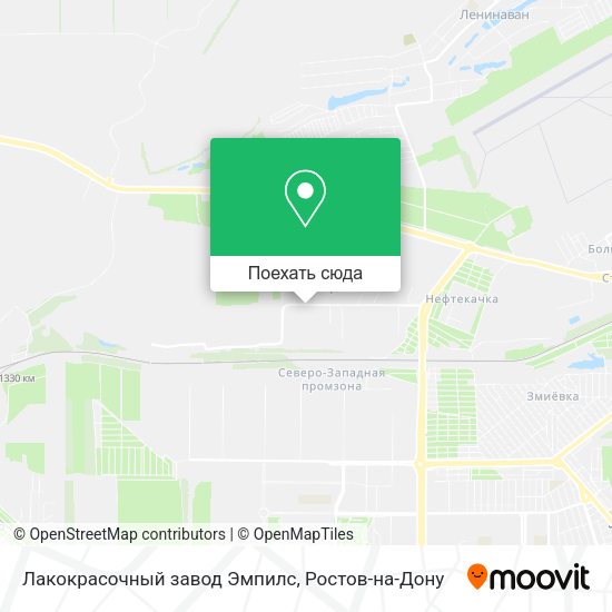 Карта Лакокрасочный завод Эмпилс