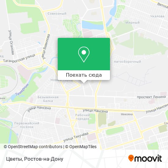Карта Цветы