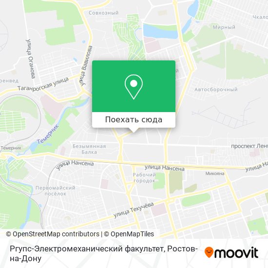 Карта Ргупс-Электромеханический факультет