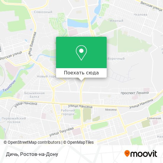 Карта Дичь