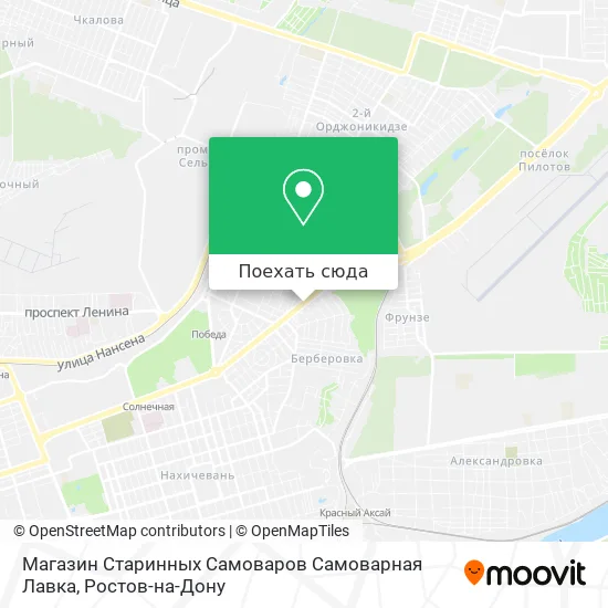 Карта Магазин Старинных Самоваров Самоварная Лавка