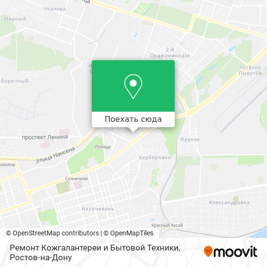 Карта Ремонт Кожгалантереи и Бытовой Техники