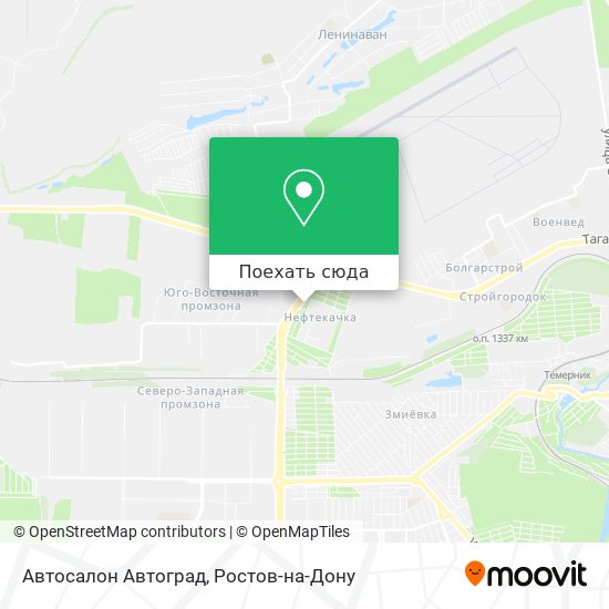 Карта Автосалон Автоград