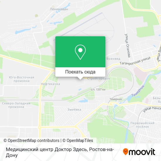 Карта Медицинский центр Доктор Здесь