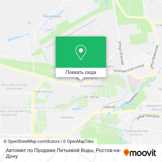 Карта Автомат по Продаже Питьевой Воды