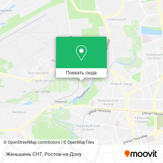 Карта Женьшень СНТ