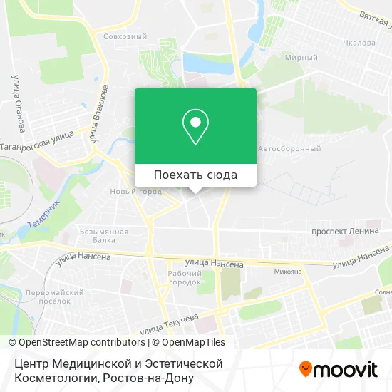 Карта Центр Медицинской и Эстетической Косметологии