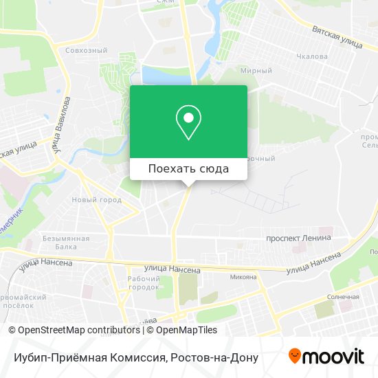 Карта Иубип-Приёмная Комиссия
