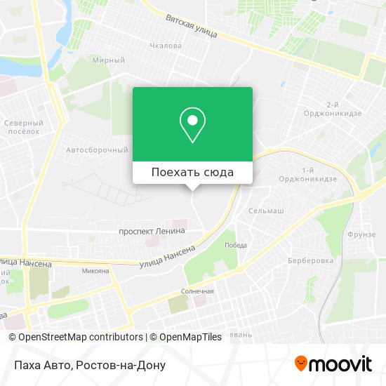 Карта Паха Авто