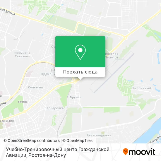 Карта Учебно-Тренировочный центр Гражданской Авиации
