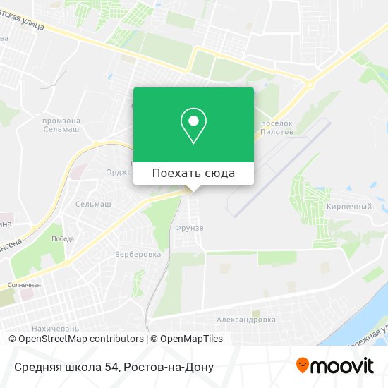 Карта Средняя школа 54