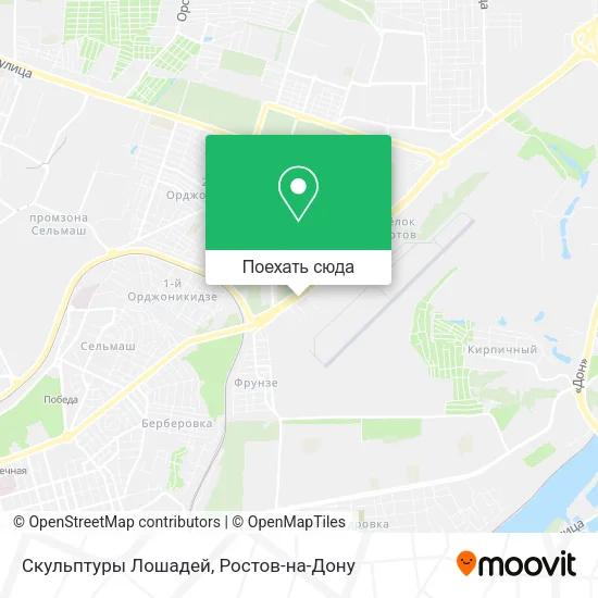 Карта Скульптуры Лошадей