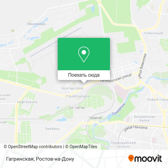 Карта Гагринская