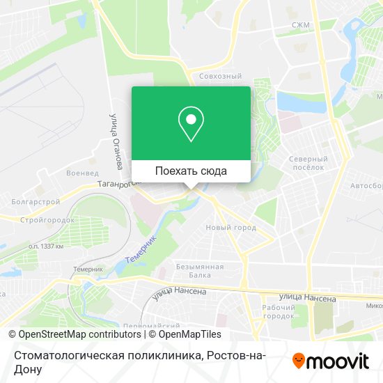 Карта Стоматологическая поликлиника