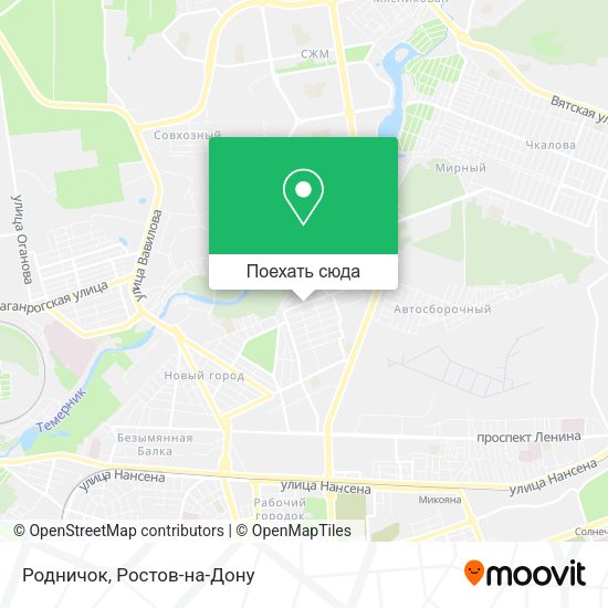 Карта Родничок