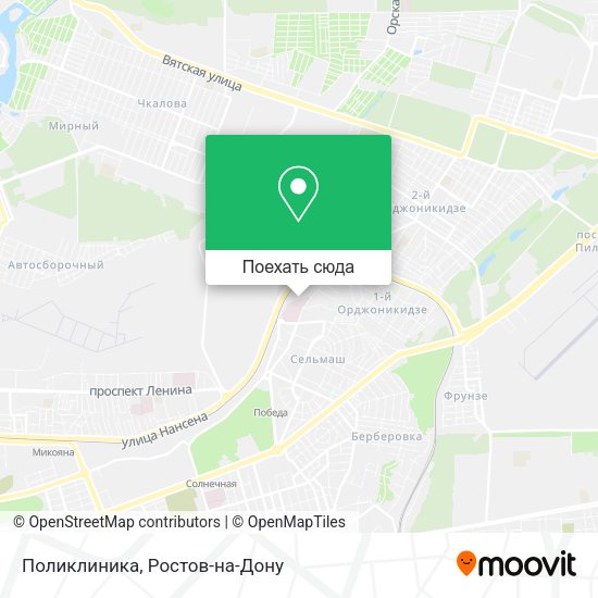 Карта Поликлиника