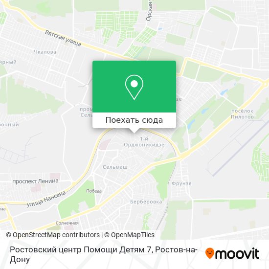 Карта Ростовский центр Помощи Детям 7