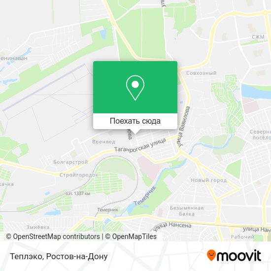 Карта Теплэко