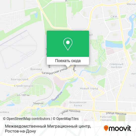 Карта Межведомственный Миграционный центр