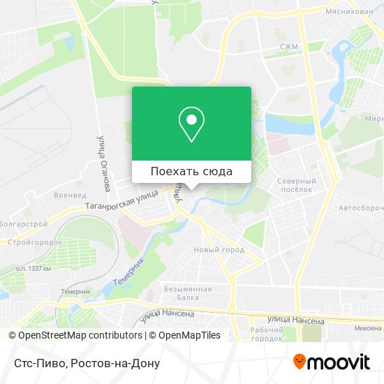 Карта Стс-Пиво