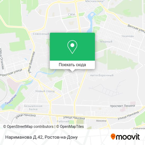 Карта Нариманова Д.42
