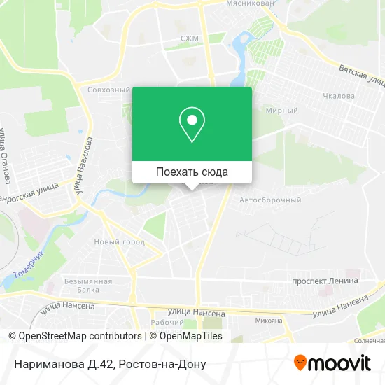 Карта Нариманова Д.42