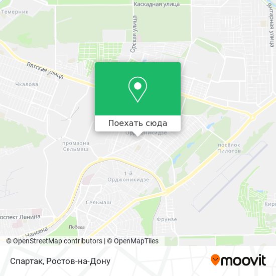 Карта Спартак