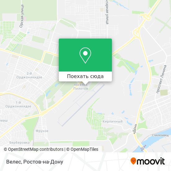 Карта Велес