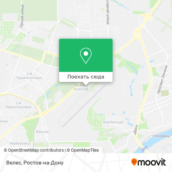 Карта Велес