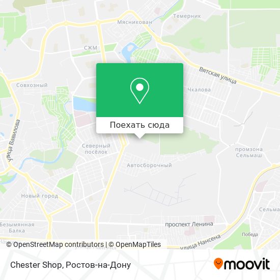 Карта Chester Shop
