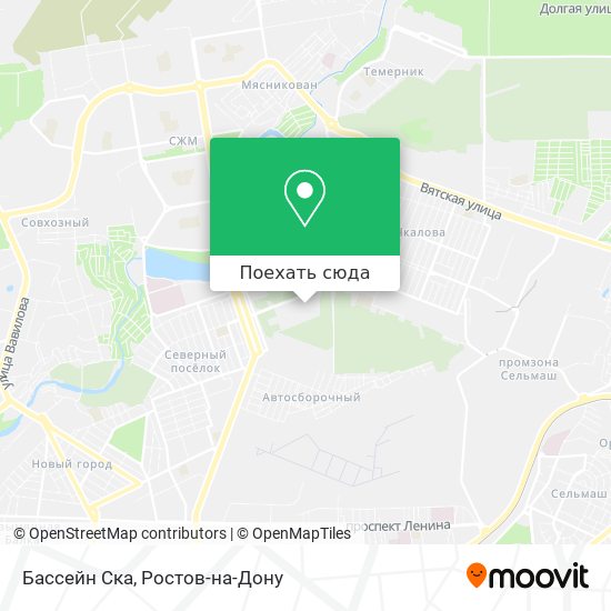 Карта Бассейн Ска