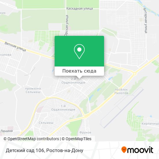 Карта Детский сад 106