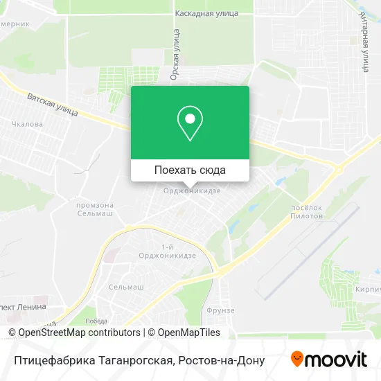 Карта Птицефабрика Таганрогская
