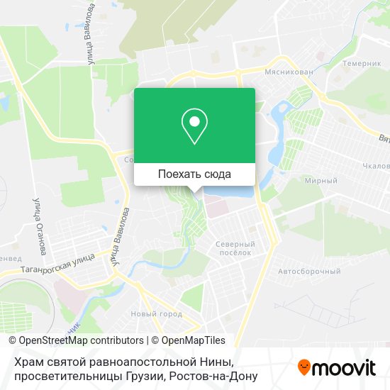 Карта Храм святой равноапостольной Нины, просветительницы Грузии