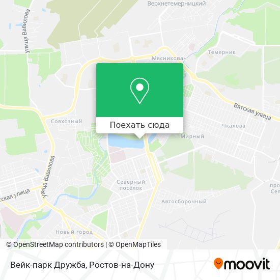 Карта Вейк-парк Дружба