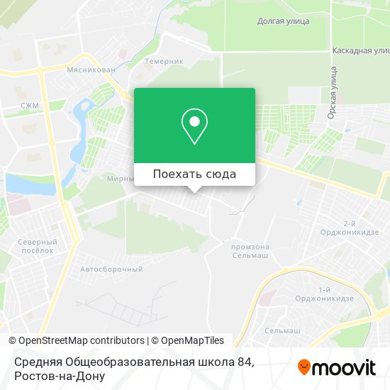 Карта Средняя Общеобразовательная школа 84