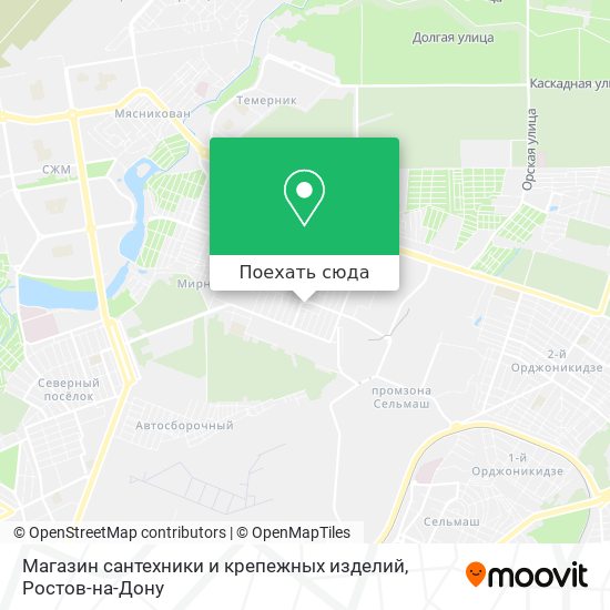 Карта Магазин сантехники и крепежных изделий