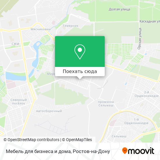 Карта Мебель для бизнеса и дома