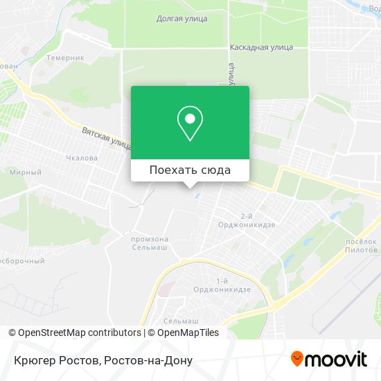 Карта Крюгер Ростов